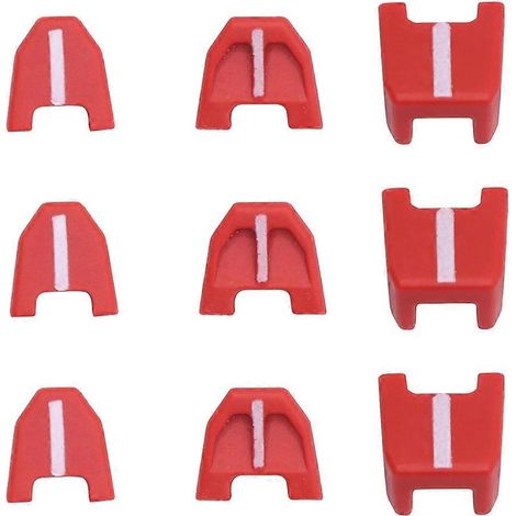 Kit de 9 patins anti-marques 42-38-0017 compatibles avec les cloueuses et agrafeuses Milwaukee M18 2746-20. Embouts de rechange anti-marques. (1/5)