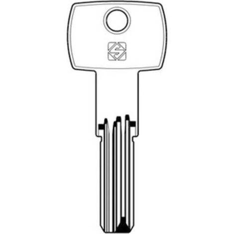 10 x SILCA CB97 CHIAVE PUNZONATA OTTONE