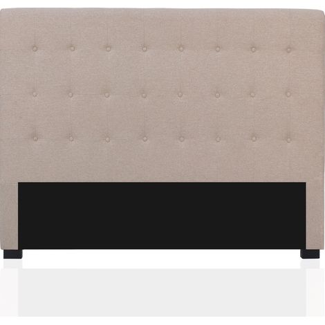 Tête de lit capitonnée Premium Tissu 180cm Beige (1/3)