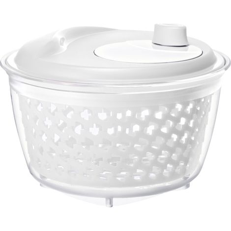 Rotho Salatschleuder Fresh 4,5 L mistletoe white (1/2)