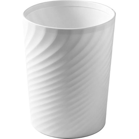 Kleine runde Plastikmülleimer (2 Stück) (1/5)
