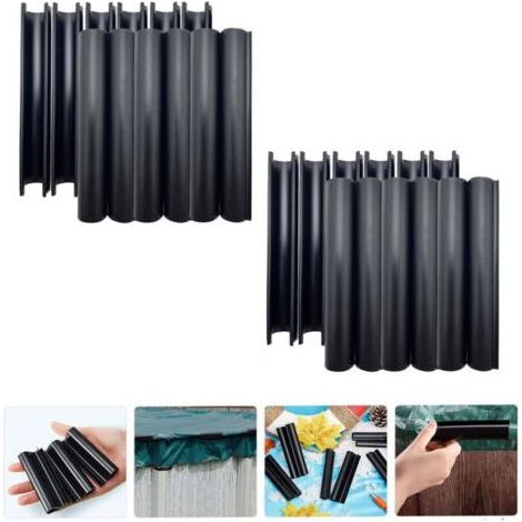 24 Pièces Clips de Fixation pour Couverture de Piscine Lot de Clips Antivents pour Hiver Accessoires de Protection pour Hors Sol et Cadres Métalliques (1/4)