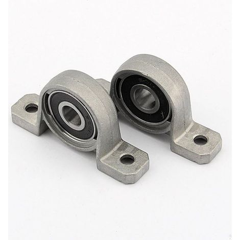 Pack of 4 Ball Bearings, 10mm Ball Bearings, Flange Bore Ball Bearings, Self-Supporting, Mounted and Self-Adjusting (1/5)