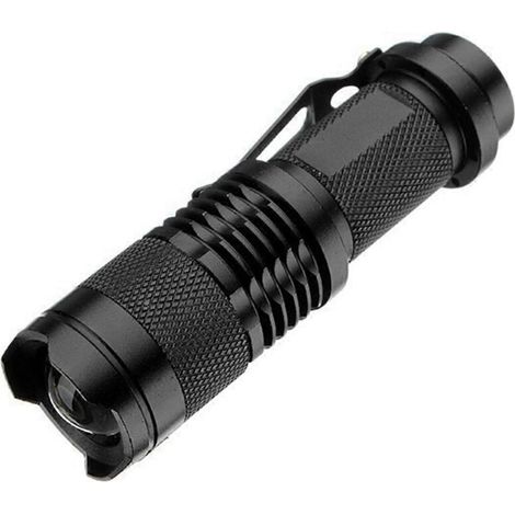 Lampe torche télescopique à mise au point, lampe torche télescopique à zoom, lumière rouge (comme illustré) (1/5)