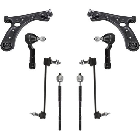 KIT BRACCIO OSCILLANTE 8 PEZZI COMPATIBILE CON HYUNDAI i30 (PDE, PD, PDEN) 1.6 CRDi 08.2 / Kit Sospensione Completo OE/OEM / Bracci Oscillanti + Testine Sterzo / Sostituzione Diretta OEM