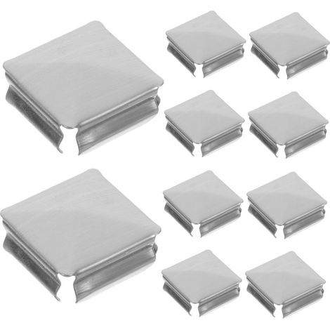 carrés en acier inoxydable pour tubes embouts résistants à (1/5)