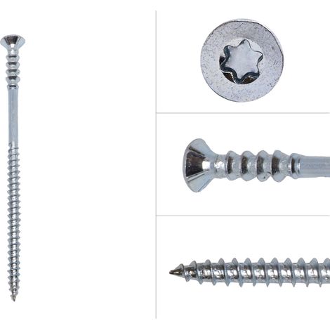 Vis d'écartement Galvanisé 6 x 120 mm Torx 25 - Boîte 100 pcs. (1/3)