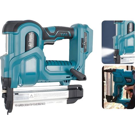 Chiodatrice elettrica da 21 V, motore in rame ad alta potenza, 500 chiodi dritti F50, 500 chiodi codice 9032, impugnatura ergonomica (1/5)
