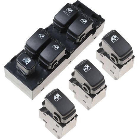 Interrupteur de commande de lève-vitre à 14 broches pour conduite à gauche, compatible avec Hyundai Getz 2003-2010 et Matrix 2006-2011 (références : 93570-1C110 et 93580-1C000WK). (1/5)