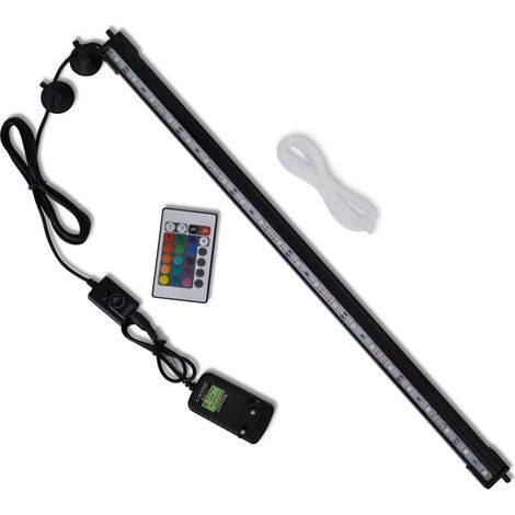 Lampe à bulles LED vidaXL pour aquarium RGB 56,5 cm (1/5)