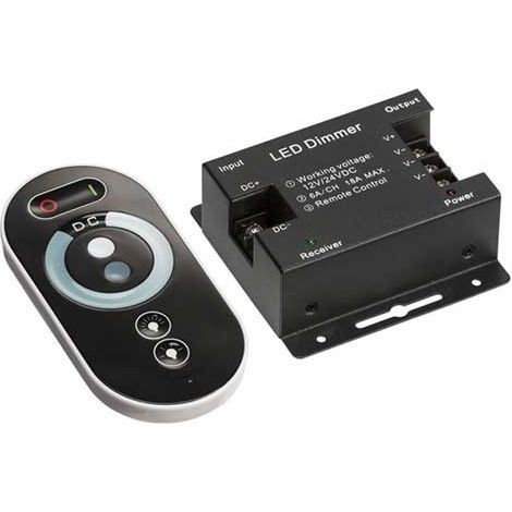 V-tac telecomando dimmer touch per strisce led 12-24v colore nero vt-5115 2590 (1/5)