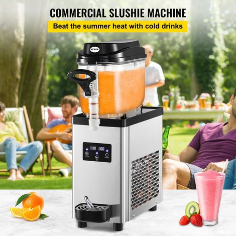 Machine à Granité 6 L Machine de Glace Fondue Machine à Granita Réfrigération Efficace pour Rationaliser et Booster Service de Bois… (1/5)