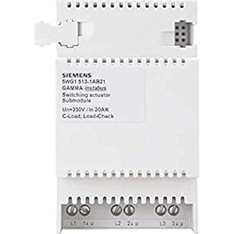SIEMENS KNX ACTIONNEUR DE COMMUTATION 3 SORTIES - MODULE D&039,EXTENSION 20A 5WG1513-1AB21