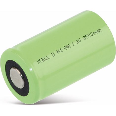 Batterie NiMH XCELL, cellule industrielle, mono, Flat-Top, 57x33mm, 1,2V/8500mAh