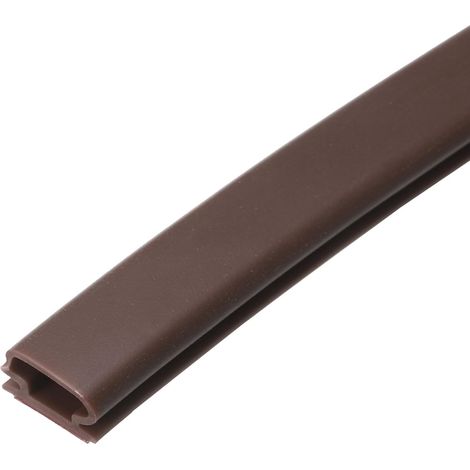Tiras de sellado insonorizantes de TPE para puertas y ventanas – autoadhesivas – color marrón – aptas para juntas de 2,5 a 5,5 mm – longitud: 6 metros (1/5)