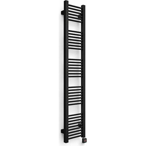 Sèche-serviette électrique noir - (HxL) 710x230mm - 200 Watt - 200 Watt - MIK710-230E8N