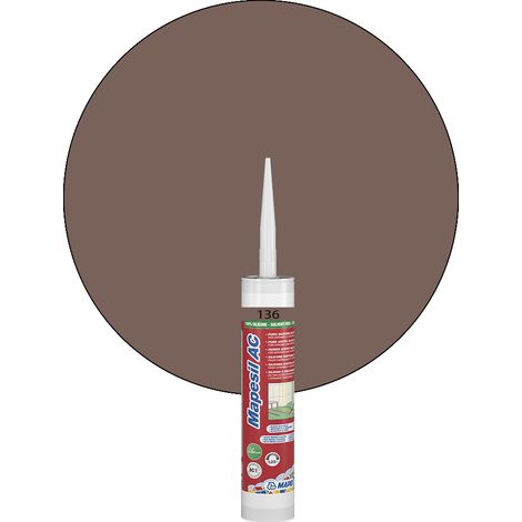 Mastic silicone MAPESIL AC - Coloris: 136 Taupe- réf : 4813642IT - MAPEI (1/4)