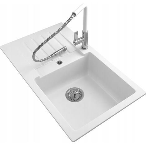 TRIX GRANITE ÉVIER MITIGEUR MURAL SIPHON D (1/5)