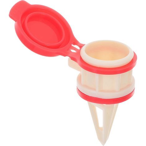 Déviateur de boisson avec extension amovible pour boissons lactées et laitières, bec verseur avec couvercle-6.00X3.00X3.00CM-Red (1/4)