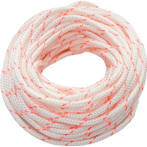 3.5mm Cordon De Traction De Corde De Démarreur à Rappel De 10 Mètres, Tondeuse à Gazon Pour Stihl, Cordon De Traction Pour Husqvarna Tronçonneuse,Corde De Recul, Cordon De Démarrage En Nylon (1/4)