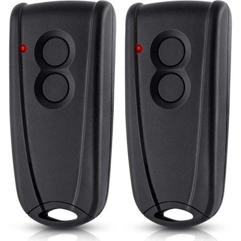 Telecomando per cancello da garage compatibile con EcoStar RSC2-433 RSE2-433 RSZ1-433, adatto per Hormann Ecostar Liftronic/TUBAUTO EuroPro 500/700/800 Portronic D2500/D5000/S4000, confezione da 2 pez (1/4)