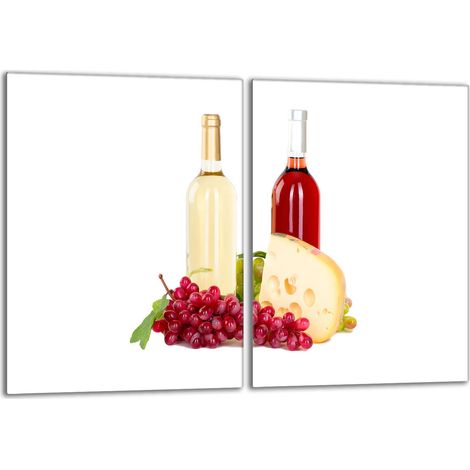 Placa protectora de vidrio para estufa 2x40x52 Vino (1/5)