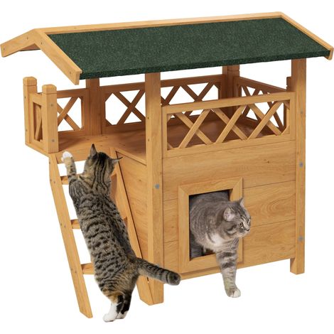 Maison pour chats, Matériau en bois, Échelle naturelle (1/2)