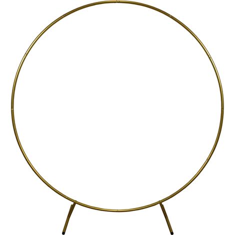 Kit Arco Palloncino Fiori Rotondo 200cm in Metallo Enorme Rimovibile Facile da Trasportare e Riutilizzabile Migliore Decorazione per Matrimoni Nozze Eventi Feste 2M & Fascette GRATIS - Dorato