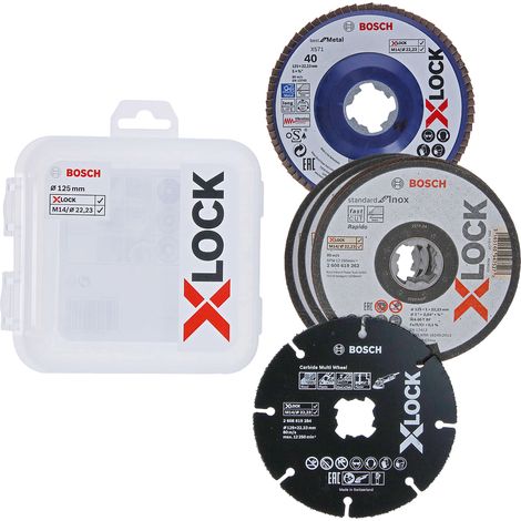 Bosch PRO Cutting and Grinding Set für X-Lock 125 x 1 x 22,23 mm - 2608619374