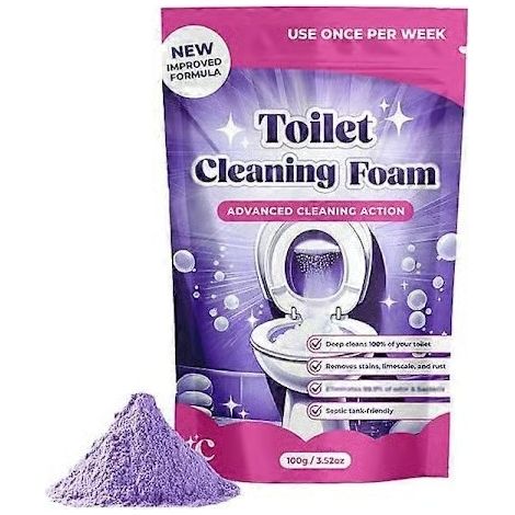 1-5x Nettoyant moussant pour toilettes Fizzclean, nettoyant moussant Insta-Action Fizzclean 100g
