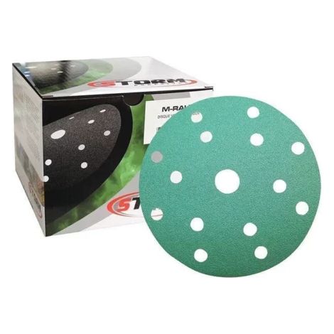 Disques abrasifs velcro GR400 150mm 15 trous - lot de 100 pcs (1/3)