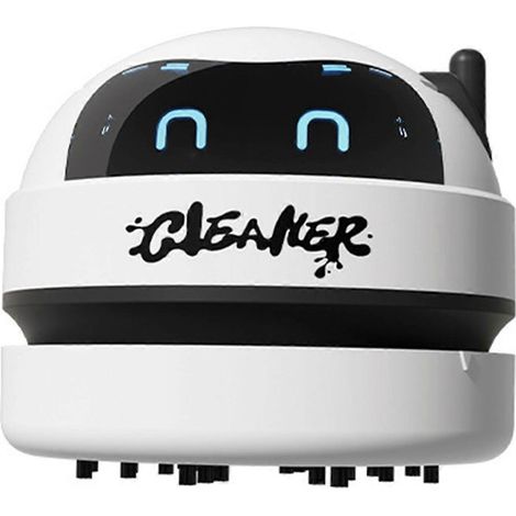 Mini aspirateur portable de bureau/table, aspirateur de poussière USB blanc (1/5)
