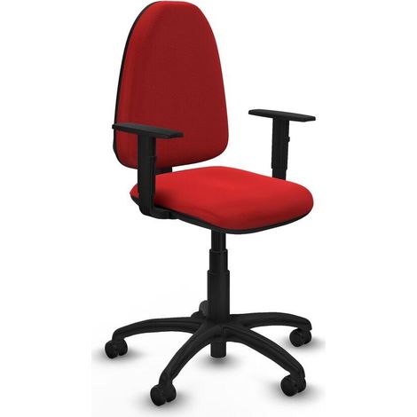 Piqueras y Crespo Aýna CP silla de oficina roja polipiel