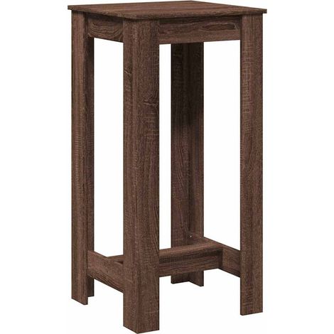 Maison Exclusive - Tavolo da Bar Rovere Marrone 51x50x103,5 cm in Truciolato