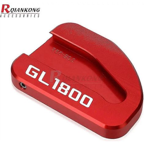 Seitenständer-Verlängerungsplatte für Honda Goldwing 1800 GL1800 F6B (2002–2017, 2015–2017) – rot
