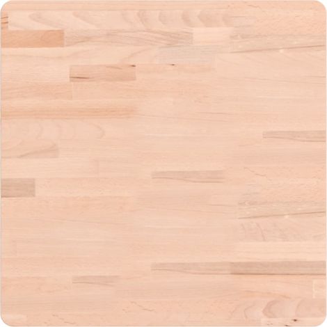 Dessus de table  Dessus de bureau  Plateau de table 50x50x4 cm carré bois massif de hêtre
