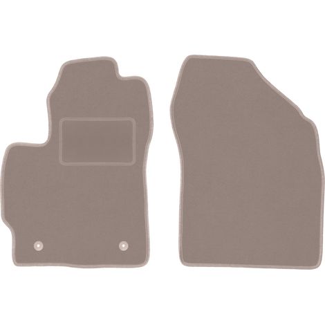 Beige Vordermatten für: Toyota Corolla E14 / E15 Limousine (2007-2012)