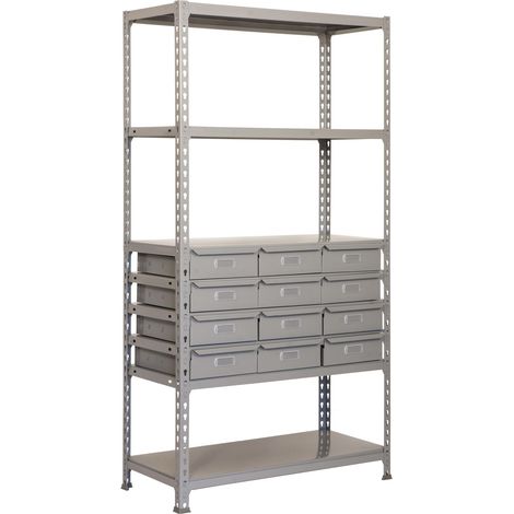 Simonrack Étagère légère gris métal 5 étagères (1/3)