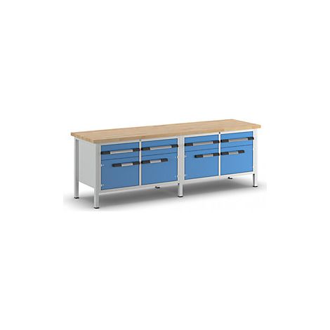 eurokraft pro  Banco da lavoro  struttura a telaio serie 8000 