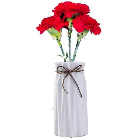 Vase en verre transparent (lot de 1) vase décoratif pour la maison la chambre le bureau ou une cérémonie de mariage vase de bureau. (1/5)