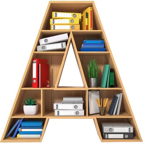 Pendentif En Acrylique Forme De Coeur Avec Étagère À Livres - Décoration Intérieure - 1 Pièce (1/4)