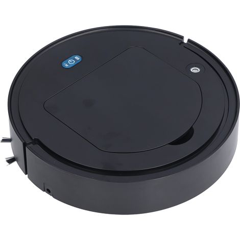 3-in-1-Saugroboter: Saugen, Wischen und Sprühen. Intelligent, kompakt, per USB aufladbar (integrierter Akku). Schwarz. (1/5)