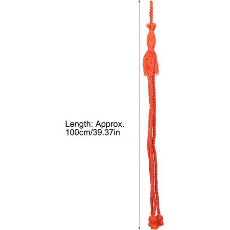 Lustre vintage style campagne en corde de nylon, suspension de plafond, culot E27, 3 têtes, 1 m, 85-260 V (1/5)
