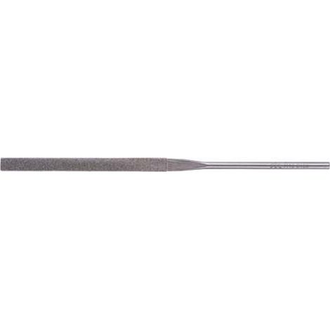 Lima de aguja diamanteada, Largo : 140 mm, forma plano, dimensión 5,5 x 1,6 mm (1/5)