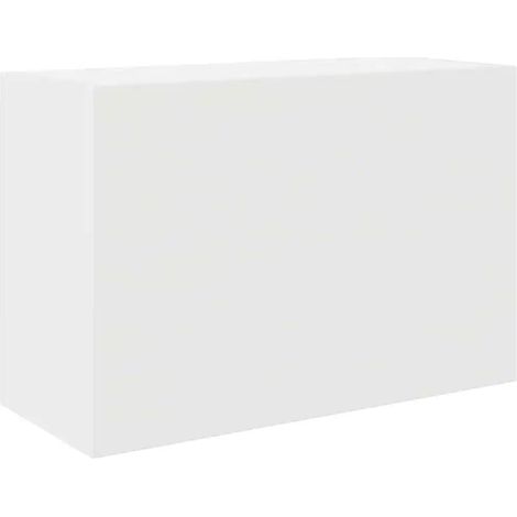 Mobiletto da bagno a parete pratico e minimalista 60 x 25 x 40 cm in legno composito bianco 020051260