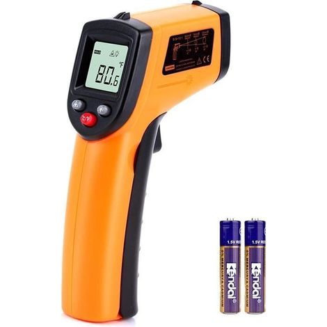 Thermomètre de cuisine Infrarouge Laser -50°C à 400°C - Écran LCD Rétroéclairé - Mesure Sans Contact (1/4)