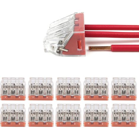 Packung mit 10 Drahtverbindern, PCT-103D Schnellverbinder (1/5)