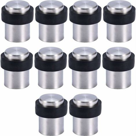 10 x 4,5 cm Edelstahl-Türstopper, Türstopper, Türblocker - LIAIKI