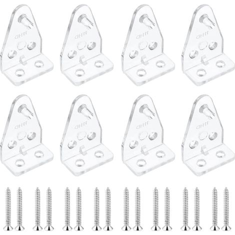 pièces pour stores vénitiens, pièces détachées, clips de fixation, transparents, en plastique, supports de stores vénitiens, rails de support inférieur, pièces détachées, support, remplacement pour st (1/5)