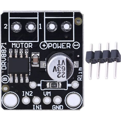 DRV8871 H-Bridge DC Motor Driver Board, 3.6A PWM Control Module – for Motor Control and Soft Start (1/5)